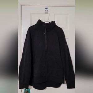 Lululemon Scuba Half Zip Long - Size XL/XXL - Black